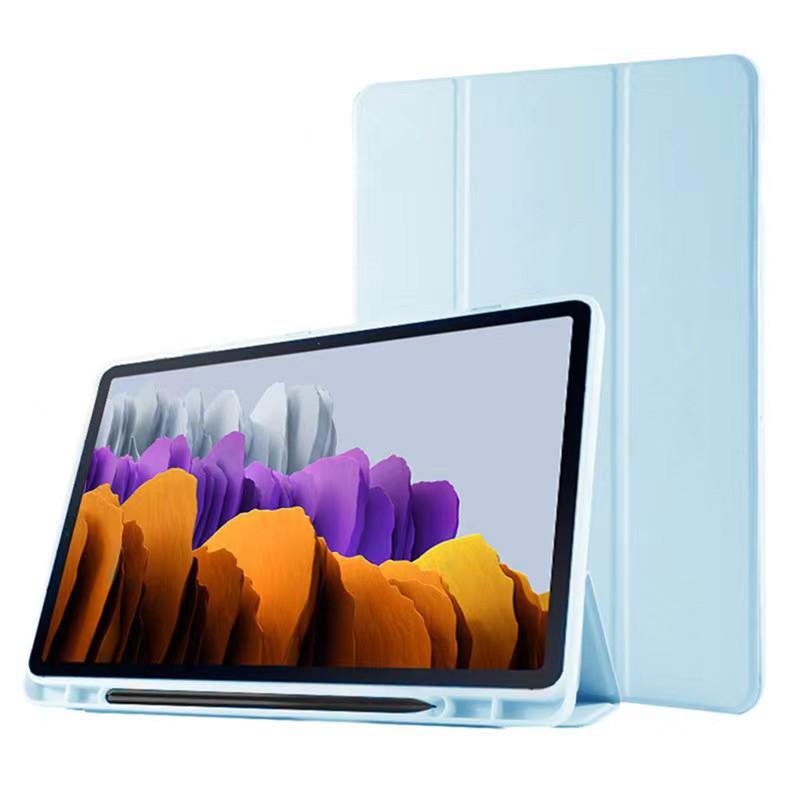 For Samsung Galaxy Tab S11 Ultra Case 14.6inch 2025 Samsung Tab S8/S9/S10 Ultra TPU Tri-fold Stand with Pen Slot Tablets Cover