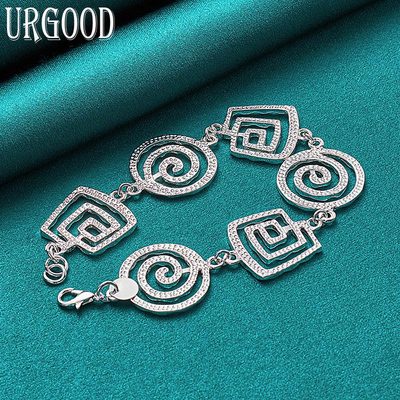 Браслет из стерлингового серебра 925 пробы, свадебный подарок, очаровательные ювелирные изделия