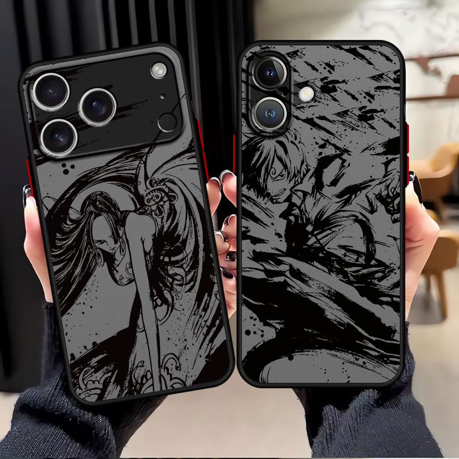 Чехол One Piece Boa Hancock Sanji для iPhone 17 Pro Max 7 8 SE X XS XR Air 16 Plus 11 12 15 14 17P 16P 13 Mini Funda Задняя панель телефона