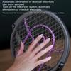 Electric Fly Swatter Rechargeable Handheld Fly Zappers Electric Trapper Tool Indoor Outdoor for Camping Apartment Garden Picnic