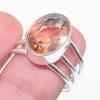 Natural Morganite Gemstone Handmade 925 Sterling Silver Jewelry Ring Size 6 G4R45