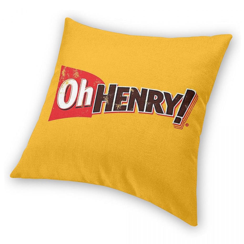 Подушка с принтом Oh Henry Rally Bars Наволочка Полиэстер Лен Бархат Креативный Декор на Молнии Чехол для Декоративной Подушки Чехол для Домашней Подушки