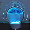 Новая настольная лампа с движущимся песком USB LED Craft Quicksand 3D Natural Landscape Flowing Sand Dimmable Moving Sand Clock Night Light