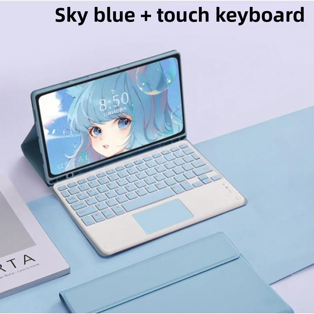 Кожаный чехол для Xiaomi Pad 6 5 Pro с Bluetooth-клавиатурой и слотом для стилуса Redmi Pad SE 11 дюймов Защитный чехол