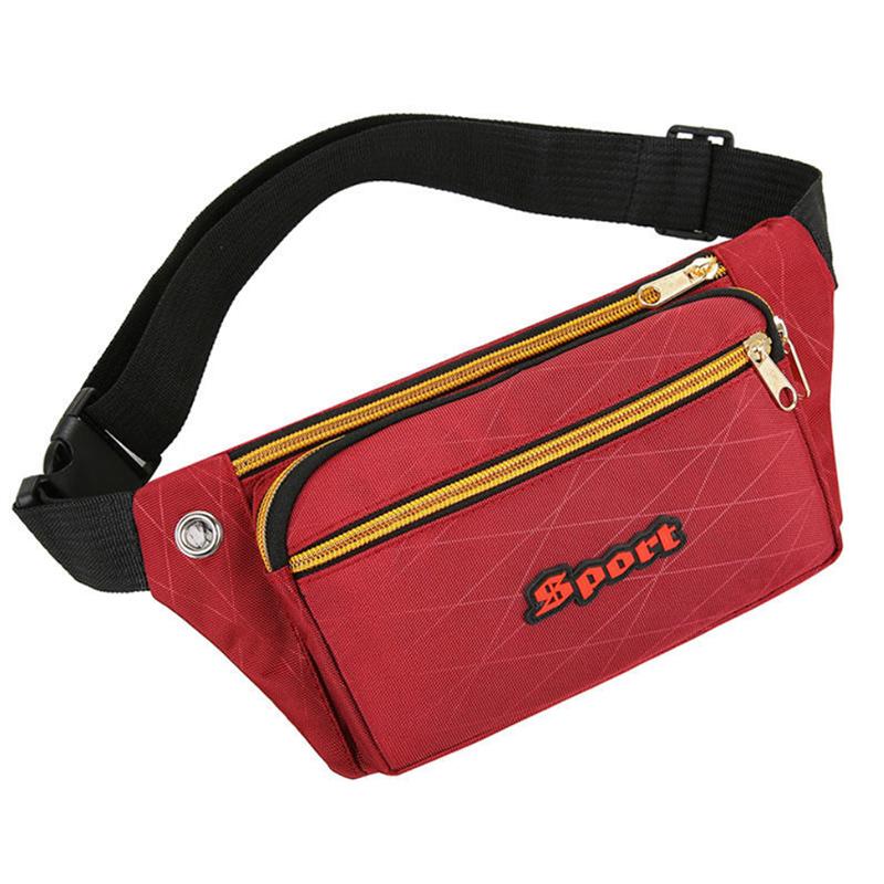 Мужская поясная сумка, износостойкий многофункциональный водонепроницаемый кошелек большой емкости, деловая сумка, женский спортивный ремень для бега