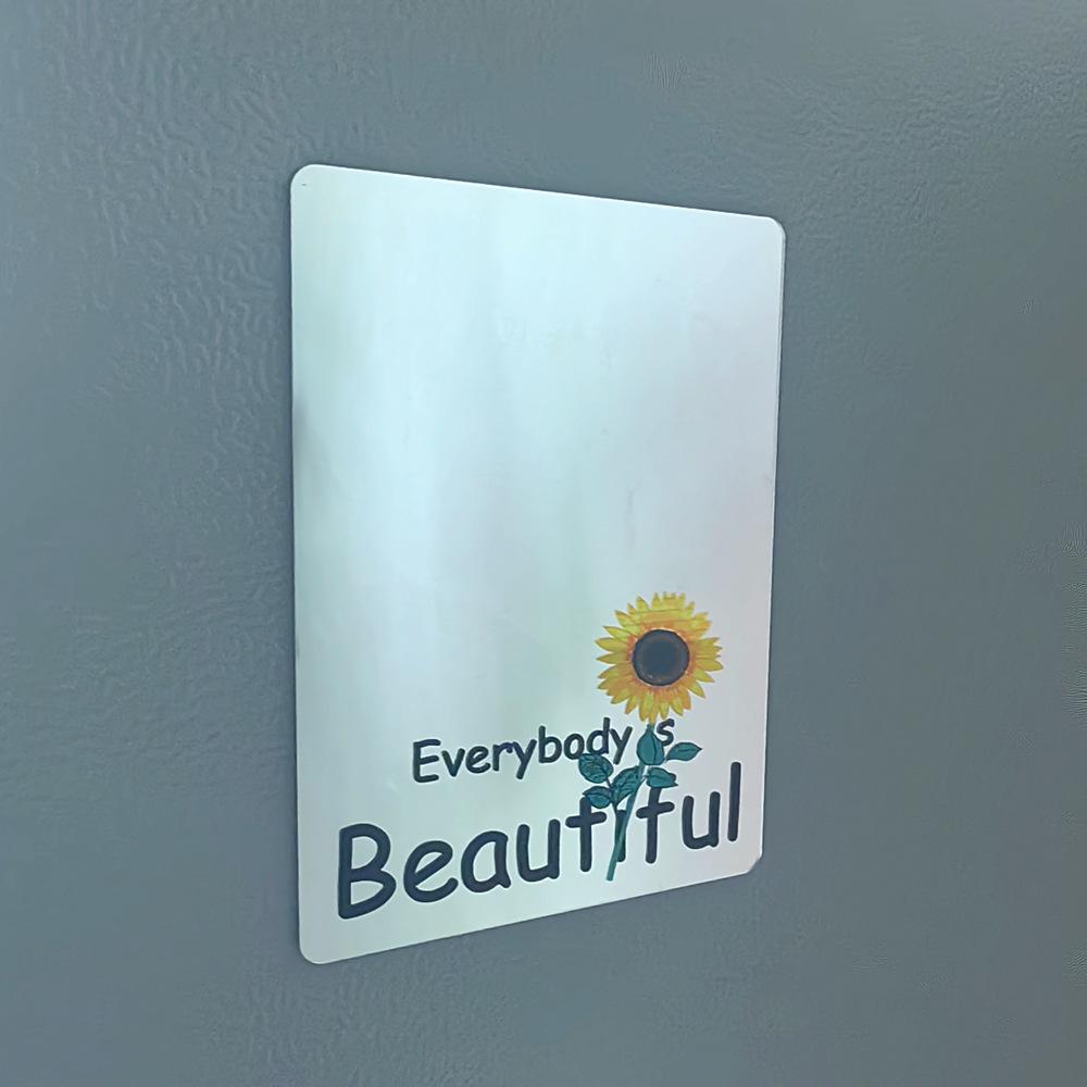 Прочное магнитное зеркало для шкафчика для школы, офиса, шкафчика в ванной комнате, холодильника, акриловое зеркало для макияжа, подарок для девочек-подростков