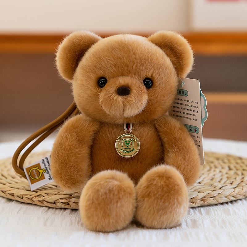 Cute jumping little animal doll panda rabbit cat bear doll palm treasure plush toy long leg doll