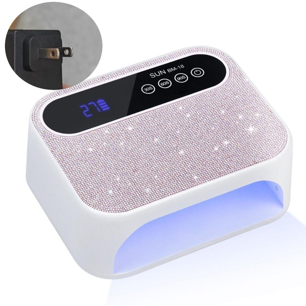 Rechargeable UV LED Nail Light Portable Cordless UV Light Nail Art Dryer UV Nail Lamp  Home Use