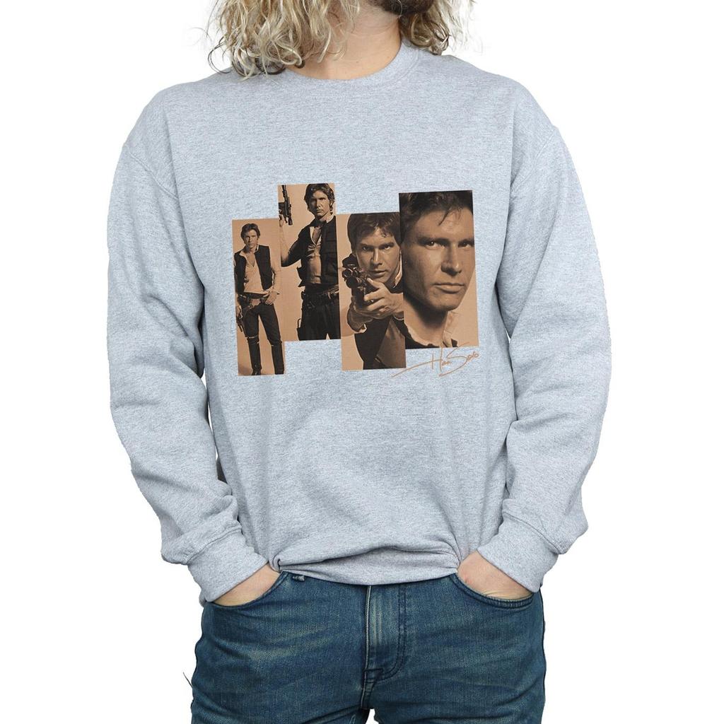 Star Wars Mens Han Solo Photoshoot Sweatshirt