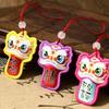 Chinese Style Lion Dance Embroidered Pendant Awakened Lion Hanging Decoration  Temple Safe Amulet