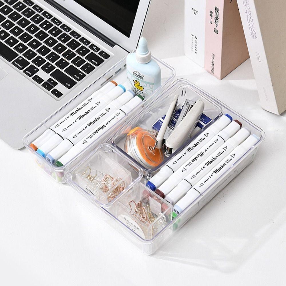 Волновая точка, прозрачный ящик, пластиковый косметический шкаф-органайзер, серьги