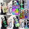 Эстетичный мультяшный чехол для телефона с инопланетянином для iPhone 17 Air 15 16e 14 13 Pro Max Coque 12 11 Pro Max PLUS