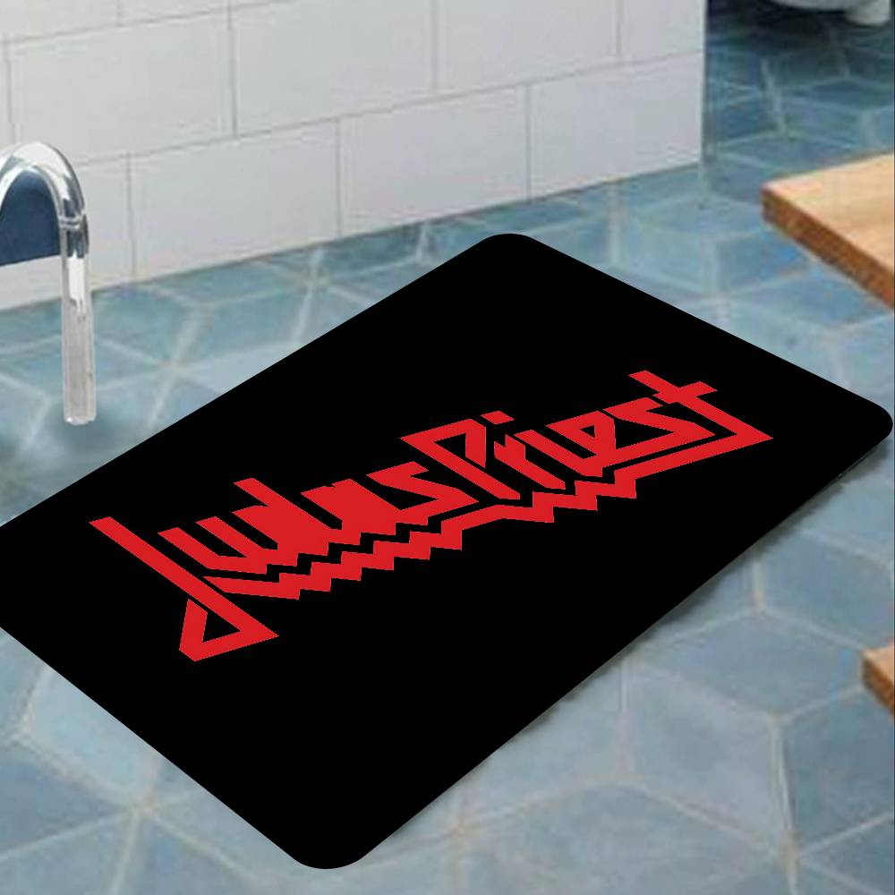 J-Judas P-Priest ROCK BAND Kitchen Mat Cheaper Anti-slip Modern Living Room Balcony Printed Modern Home Decor