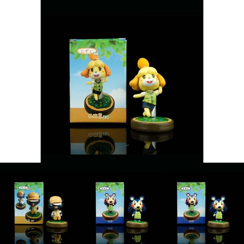 Очаровательные фигурки Animal Crossing Яркие ПВХ куклы Подарок для детей