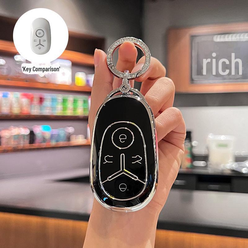 Чехол для ключа Geely Star Wish 2024 - Милый геометрический дизайн для женщин