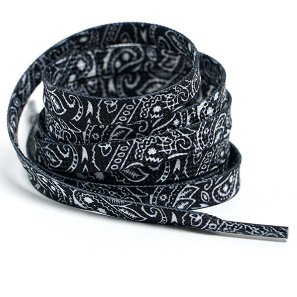 Плоские шнурки Кешью Цветок Шнурки для кроссовок Мода Спорт Повседневный Баскетбол Теннис Шнурки Шнурки 120/140/160см