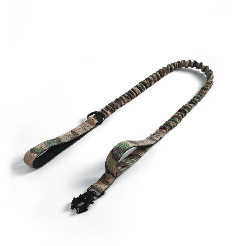 Tactical Adjustable Dog Collar & Leash - Outdoor Explosion-Proof Training Collar.