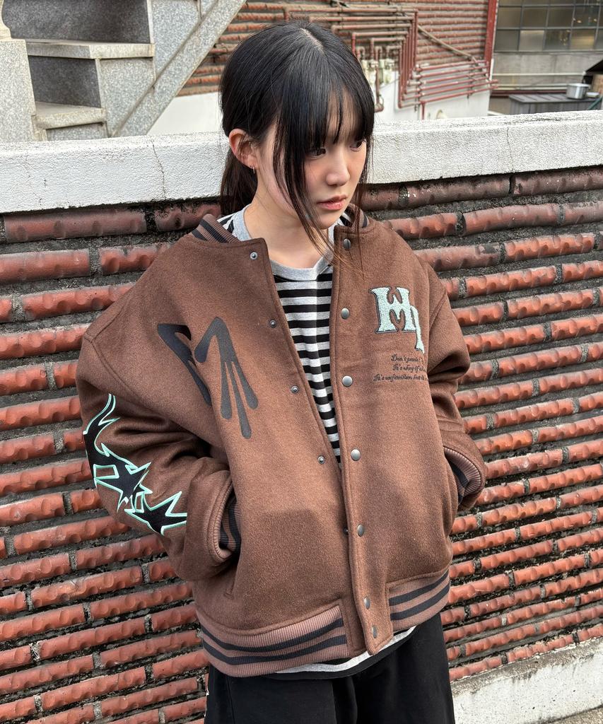 Куртка Varsity с капюшоном Stay Cool Коричневая