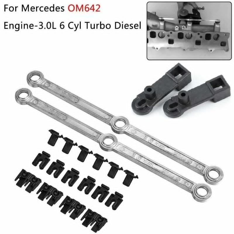 Intake Manifold Swirl Flap Repair Runner Connecting Rod Kits for Mercedes Benz OM642 Car Parts 6420907737 6420903237