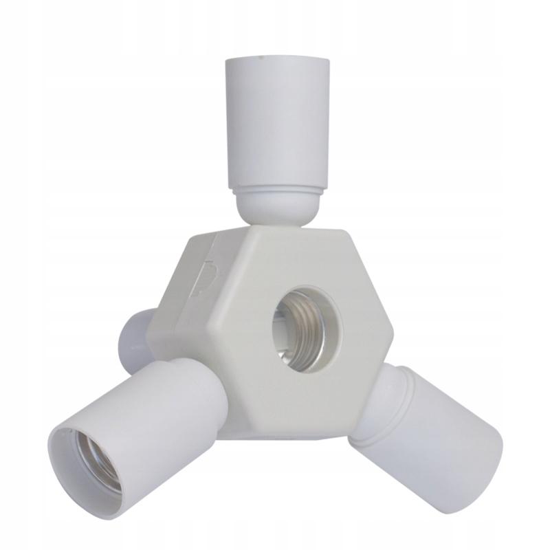 Przejściówka Adapter Z Gniazda E27 Na 4Xe27