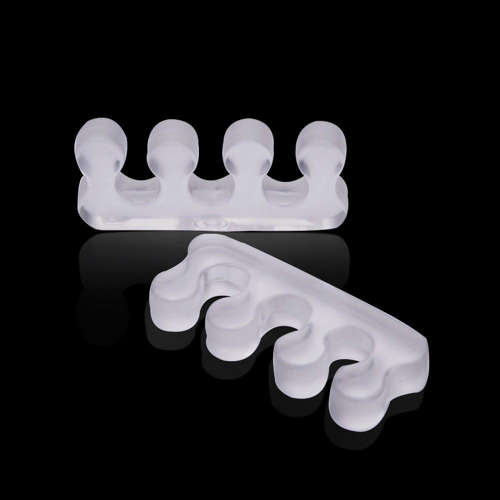 Гелевой разделитель пальцев ног и корректор бурсита стопы с плюсневыми подушечками Подушечки для передней части стопы предотвращают появление мозолей Пара