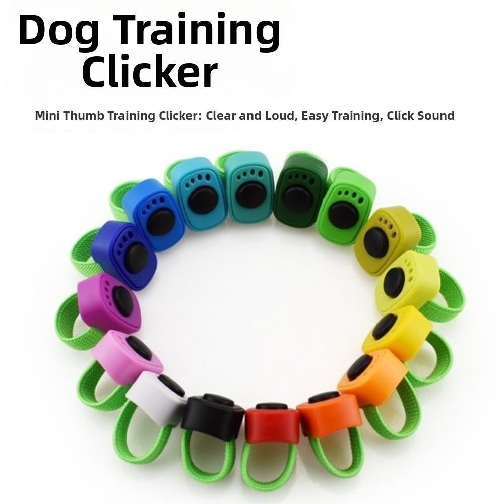 Professional Pet Clicker Trainer Lightweight Obedience Rattle Trainer for Dogs Cats