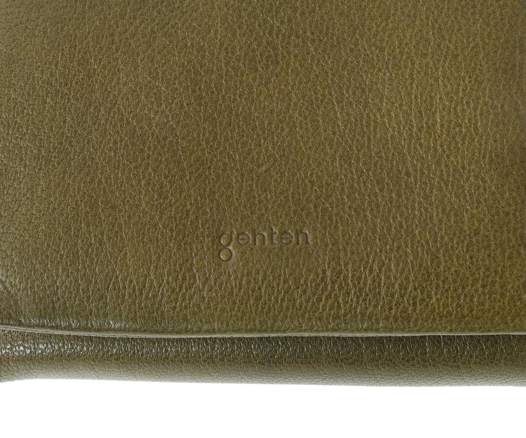 Goat Basic Bifold Wallet Khaki [Genten] Women's 44362-75