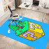 Super Mario Printed Absorbent Washable Carpet, Non-Slip Bathroom Mats, Kitchen Rugs, Yoga Mat,Living Room Entrance, Camping Picnic Rugs