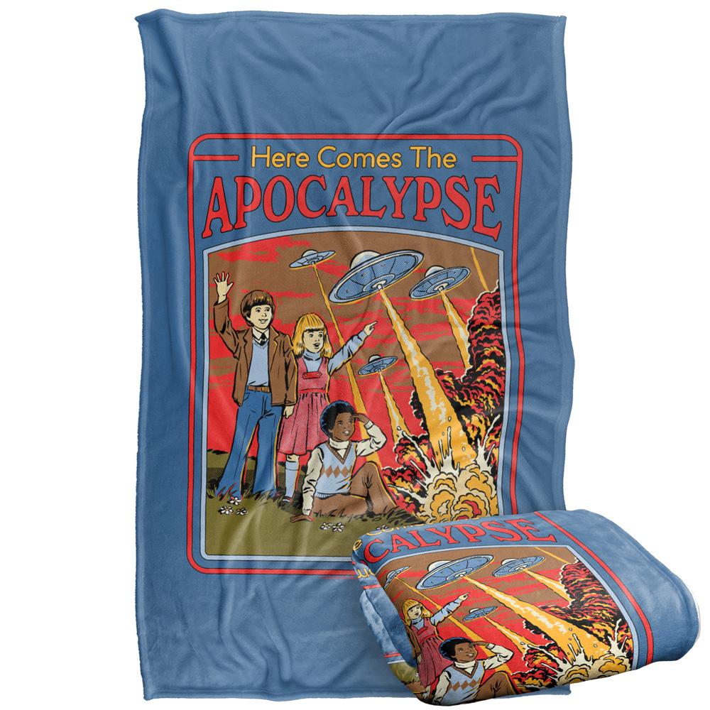 Steven Rhodes Here Comes The Apocalypse Soft Touch Blanket