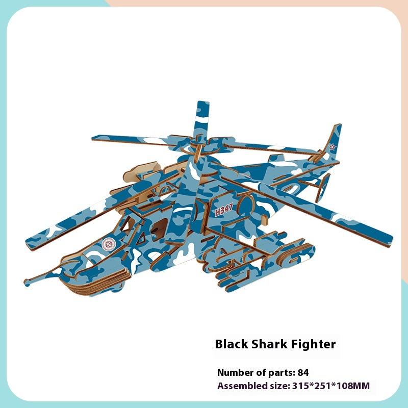 Моделирование Деревянная Игрушка Детская Самодельная Образовательная Сборка 3D Трехмерная Головоломка