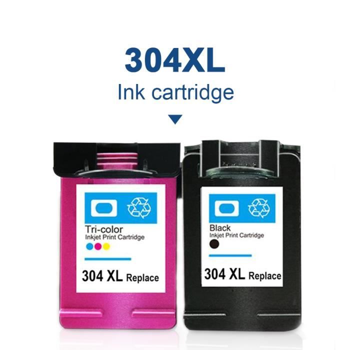 Ink Cartridges - SMARTOMI - Compatible HP 304 XL - Pack of 2 - Multi-color - Inkjet
