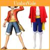 Завораживающий костюм Манки Д. Луффи из One Piece в Новом Мире для Хэллоуина и косплея