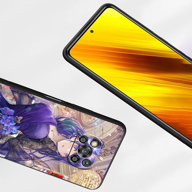 Чехол для Xiaomi Mi Poco X3 NFC X4 Pro F3 M3 C40 F4 GT M5 M4 F1 11 Lite 11T 10T 9T силиконовый чехол для телефона Genshin Impact Girl Funda