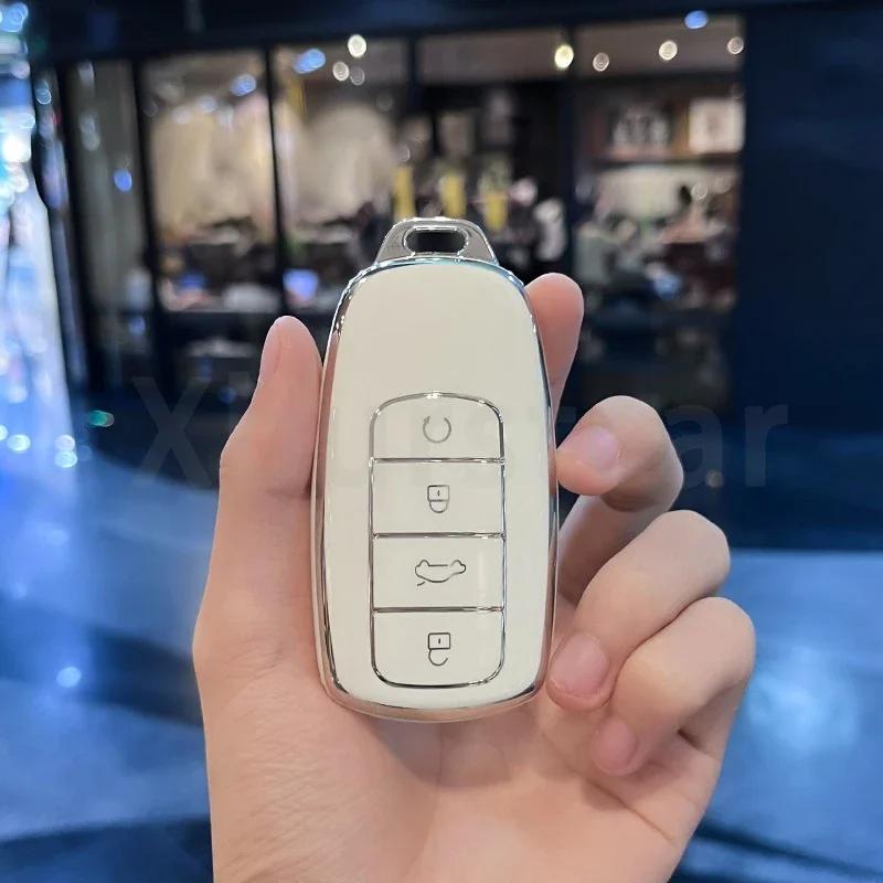 Силиконовый Чехол-Держатель для Ключа TPU для Chery Tiggo 8 Pro Tiggo 8plus New 5 Plus 7 Pro 4 Tiggo 4 5X 7 Pro 8 Exeed Txl Tx Lx Чехол-Крышка для Автомобильного Ключа