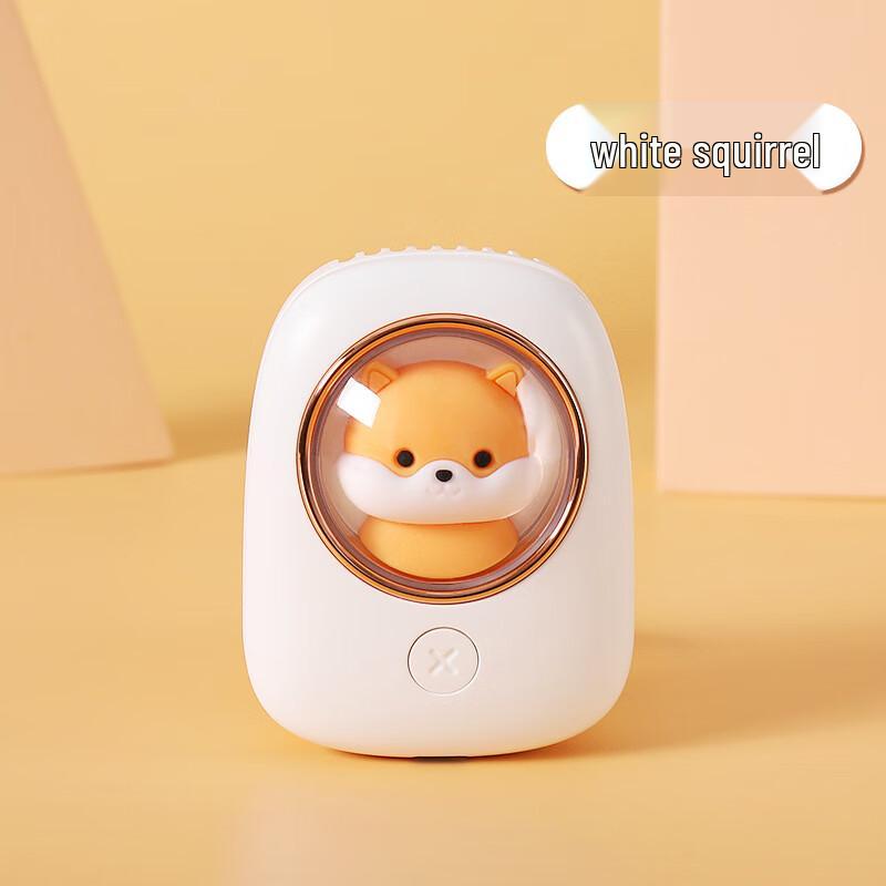 Space Capsule Pet Neck Fan with Humidifier Set