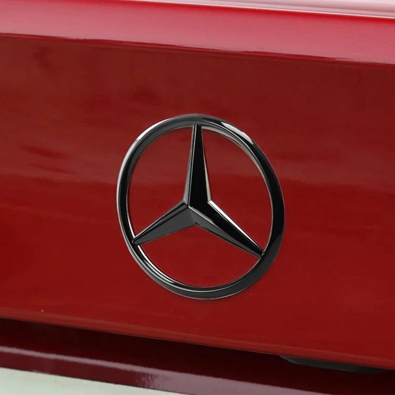 Горячая автомобильная наклейка ABS Задняя наклейка на автомобиль Наклейка-эмблема на багажник Логотип для MERCEDES BENZ W203 W204 W205 W209 W210 W211 W212 W176 W166 W163