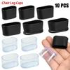 Oval Covers Chair Leg Cap 10Pcs Table Feet For Outdoor Furniture Garden Home Supplies PVC Rubber Practical 2025