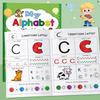 48 Pages A-Z Alphabet Workbook for Kids 26 Letters Tracing Directed Drawing Coloring Practice Book Homeschool Teaching Aids