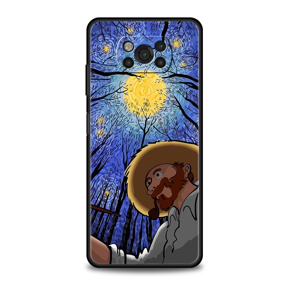 Art Aesthetic Van Gogh Starry Case For Xiaomi Poco X4 X3 NFC F3 M3 M4 Mi Note 10 12 11 Ultra 11T Pro 10T Lite 9T 11i 11X Cover