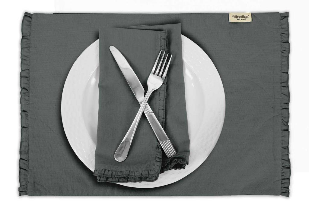 Vargottam Черный домашний декор, двусторонний декор стола, оборки, салфетки, двусторонний обеденный коврик-набор