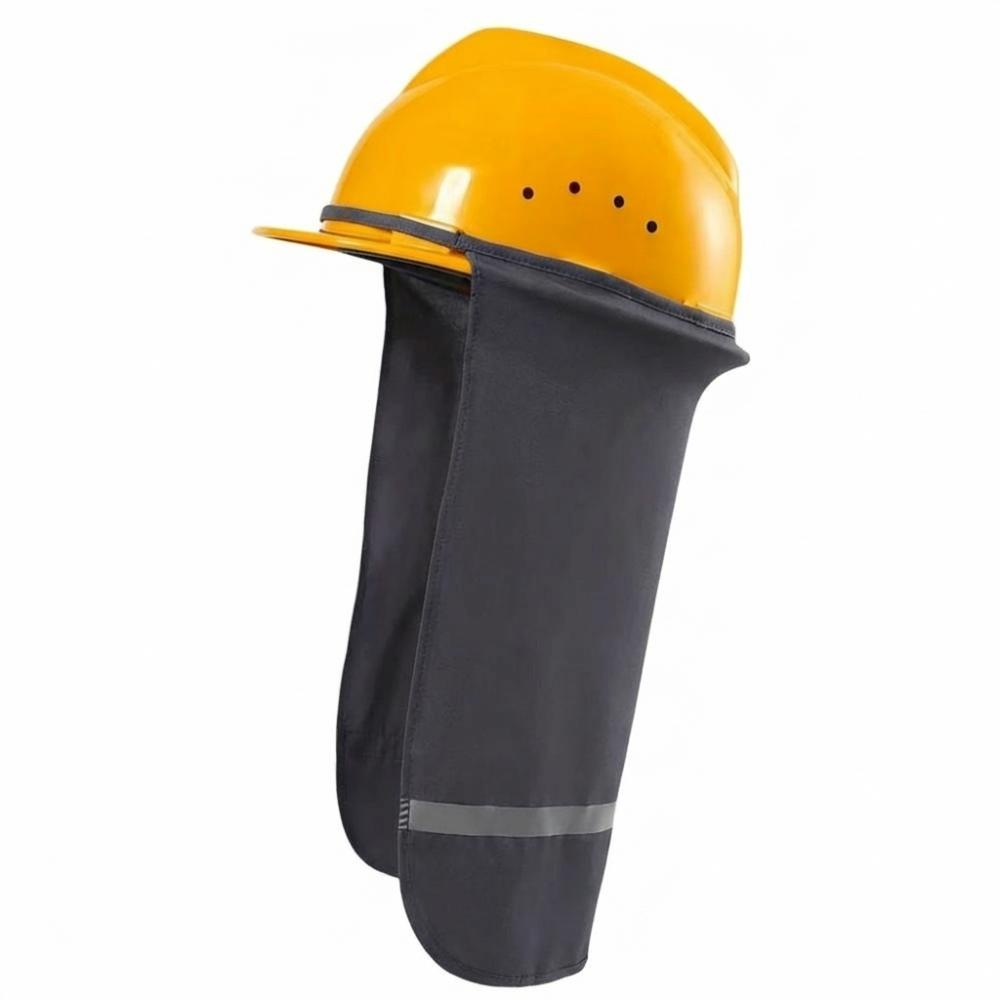 Breathable Hard Hat Sun Shade With Reflective Stripe Face and Neck Protection Work Accessory