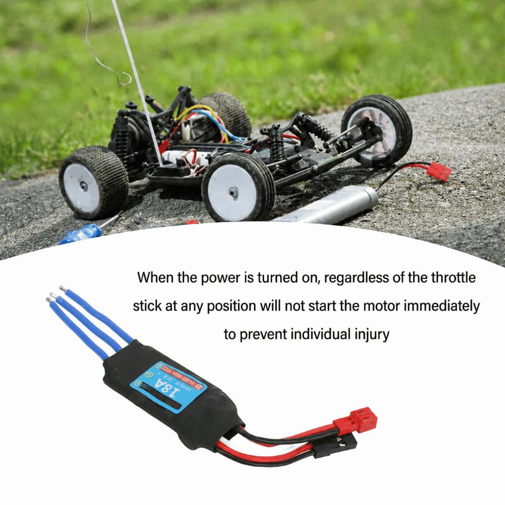 2-4S Brushless ESC 18A RC Car ESC Durable Mini ESC  For RC Boat