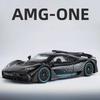 Масштаб 1/18 Суперкар Benz AMG ONE Металлический литой модель автомобиля Звук и свет Детская игрушечная машина Коллекционные предметы Подарок для мальчика