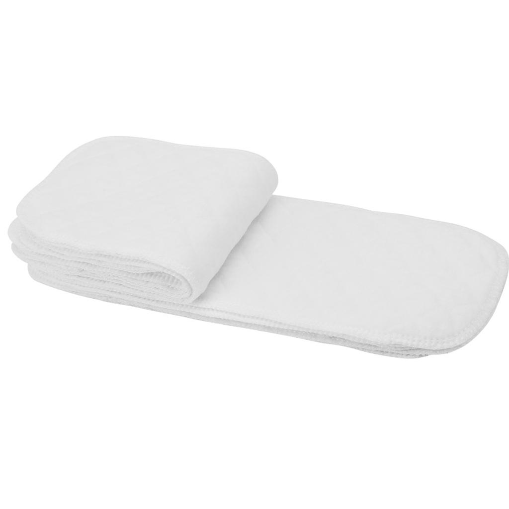10pcs Soft&Breathable Baby Toddler Cotton Modern Cloth Diaper Nappy Liner 3 Layers