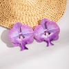 Преувеличенные серьги-цветы, серьги-капли в виде симулированных цветов, серьги с орхидеями-бабочками, подарок