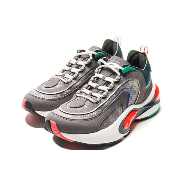 Li Ning V8 Модные нескользящие низкие беговые кроссовки Женские Ротанговый Янтарный ARHP128-3