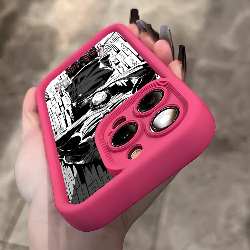 Чехол для телефона Jujutsu Kaisen Юта Оккоцу для iPhone 17 16 15 14 13 12 11 Air Pro Max Plus Утолщенный ТПУ Цветной Чехол Чехол Роскошный