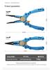 Aluminum Multifunctional Folding Fishing Pliers with Fish Gripper & Long Needle Nose