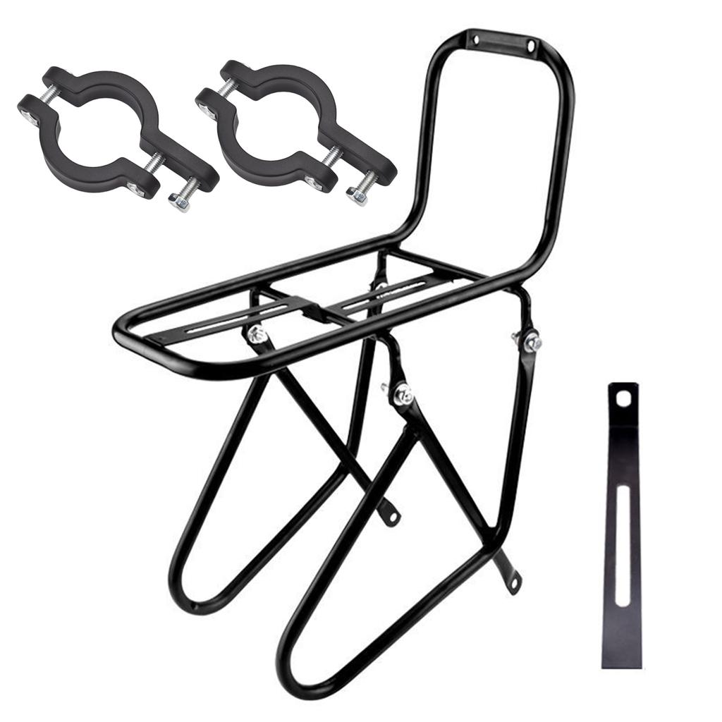 Bicycles Front Rack 15KG Capacity Mountain Bicycles Pannier Rack Cargo Carrier Rack Steel Luggage Touring Carrier Rack