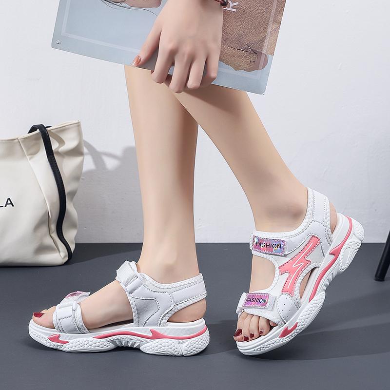 Летняя детская мода легкие сандалии для отдыха на открытом воздухе на толстой подошве пляжная обувь тапочки женская обувь обувь для девочек